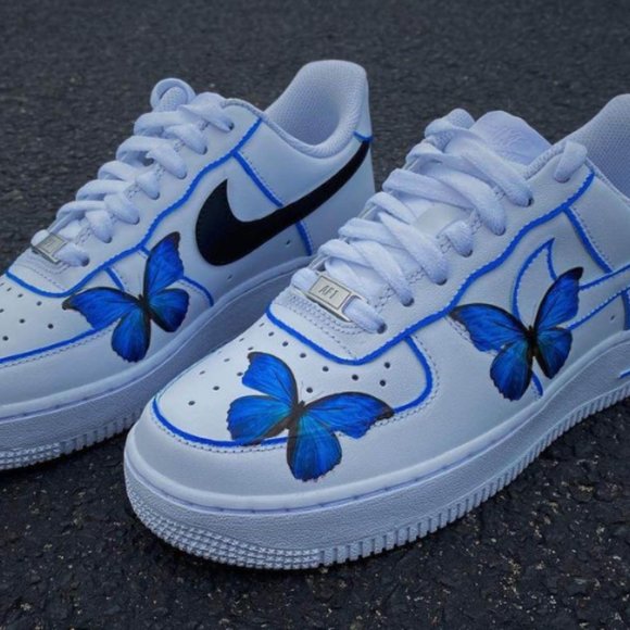 Custom Butterfly Air Force 1 '07 - Picture 4 of 4